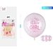 PALLONCINI NASCITA - IT'S A GIRL - ROSA TRASPARENTE 6PZParty Go