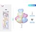 SET PALLONCINI A CUORE CON BASE 85CM - COLORI MISTI - 7PZParty Go