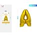 PALLONCINO MYLAR 40CM - LETTERA "A" ORO - 1PZParty Go