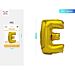 PALLONCINO MYLAR 40CM - LETTERA "E" ORO - 1PZParty Go