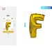 PALLONCINO MYLAR 40CM - LETTERA "F" ORO - 1PZParty Go
