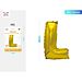 PALLONCINO MYLAR 40CM - LETTERA "L" ORO - 1PZParty Go
