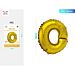 PALLONCINO MYLAR 40CM - LETTERA "O" ORO - 1PZParty Go