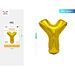 PALLONCINO MYLAR 40CM - LETTERA "Y" ORO - 1PZParty Go
