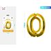 PALLONCINO MYLAR 110CM - NUMERO 0 ORO - 1PZParty Go