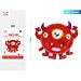 PALLONCINO MYLAR - MOSTRO VIRUS ROSSO 56CM - 1PZParty Go