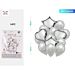 SET PALLONCINI STELLA CUORE - ARGENTO - 14PZParty Go