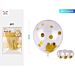 PALLONCINI CON PAILLETTES ORO 30CM - 6PZParty Go