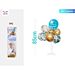 SET PALLONCINI BUON COMPLEANNO - ORO E BLU - 7PZParty Go