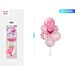 SET PALLONCINI CON BASE 85CM - CUORE ROSA - 7PZParty Go