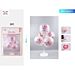 SET PALLONCINI DOPPIO STRATO CON CUORI ROSA - 3PZParty Go