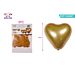 PALLONCINI A CUORE ORO 25CM - 3PZParty Go
