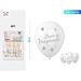 PALLONCINI BOUN COMPLEANNO - BIANCO 6PZParty Go