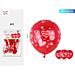 PALLONCINI CON CUORI - TI AMO - ROSSO - 6PZParty Go
