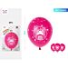 PALLONCINI CON CASTELLO - ROSA - 6PZParty Go