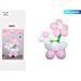 SET PALLONCINI A FIORE - ROSA & BIANCO 25PZParty Go