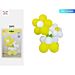 SET PALLONCINI A FIORE - GIALLO & BIANCO 25PZParty Go