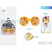OCCHIALI DA FESTA A FORMA DI PIZZAParty Go