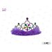 CORONA CON PIUMA - VIOLA - 1PZParty Go