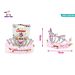 CORONA ARGENTO CON CUORE ROSA - 1PZParty Go