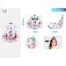 CORONA - BIRTHDAY PRINCESS ARGENTO & ROSA - 1PZParty Go