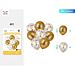 SET PALLONCINI - BUON COMPLEANNO ORO - 8PZParty Go