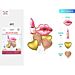 SET PALLONCINI MYLAR - ROSSETTO E CUORI - 6PZParty Go