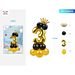 SET PALLONCINI NERO & ORO - NUMERO 3 - 115CMParty Go