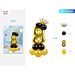 SET PALLONCINI NERO & ORO - NUMERO 8 - 115CMParty Go