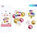 SET PALLONCINI MYLAR - TORTA ROSA & ORO - 7PZParty Go