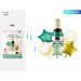 SET PALLONCINI MYLAR - CHAMPAGNE - 6PZParty Go