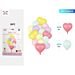 SET PALLONCINI CUORE - COLORI PASTELLO - 16PZParty Go