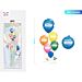 SET PALLONCINI BUON COMPLEANNO - COLORI MISTI - 6PZParty Go