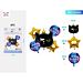 SET PALLONCINI MYLAR - GATTO CON STELLE - 5PZParty Go