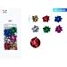 COCCARDE DA REGALO OPACO - COLORI MISTI 5CM - 6PZParty Go