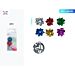 COCCARDE DA REGALO GOFFRATO - COLORI MISTI 2,5CM - 6PZParty Go