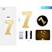 DECORAZIONE LUMINOSA - NUMERO 7 ORO - 1PZParty Go