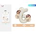 SET PALLONCINI MYLAR - NUMERO 6 COLOR CREMA - 80CMParty Go