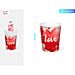BICCHIERI MONOUSO CUORE - LOVE ROSSO - 6PZParty Go
