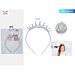 CERCHIETTO A CORONA CON DIAMANTI - ARGENTO - 1PZParty Go