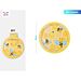 PIATTI MONOUSO CON API 18CM - 8PZParty Go