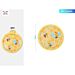 PIATTI MONOUSO CON API 23CM - 6PZParty Go