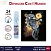 DIPINGERE CON I NUMERI 24 COLORI  - ASTRONAUTAFiordior
