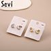 ORECCHINI MINI CERCHIO STELLA/ZIRCONISevi