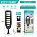 Lampione Solare Luce Bianca 150W con Telecomando - 16x56cmArrango