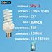 LAMPADINA LED SPIRALE E27 13W 1200LM LUCE FREDDAExtrastar