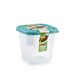 CONTENITORE QUADRATO 600 ML.Plastic Forte