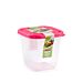 CONTENITORE QUADRATO 600 ML.Plastic Forte