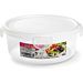 CONTENITORE CLICK TONDO 700 ML TRASPARENTEPlastic Forte