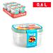 PACK 2 CONTENITORI  0,6 L SURT VRMPlastic Forte